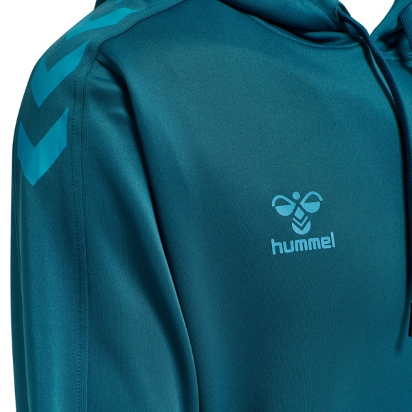 Kinder Hoodie Hummel Core XK Poly Sweat - Blue Coral